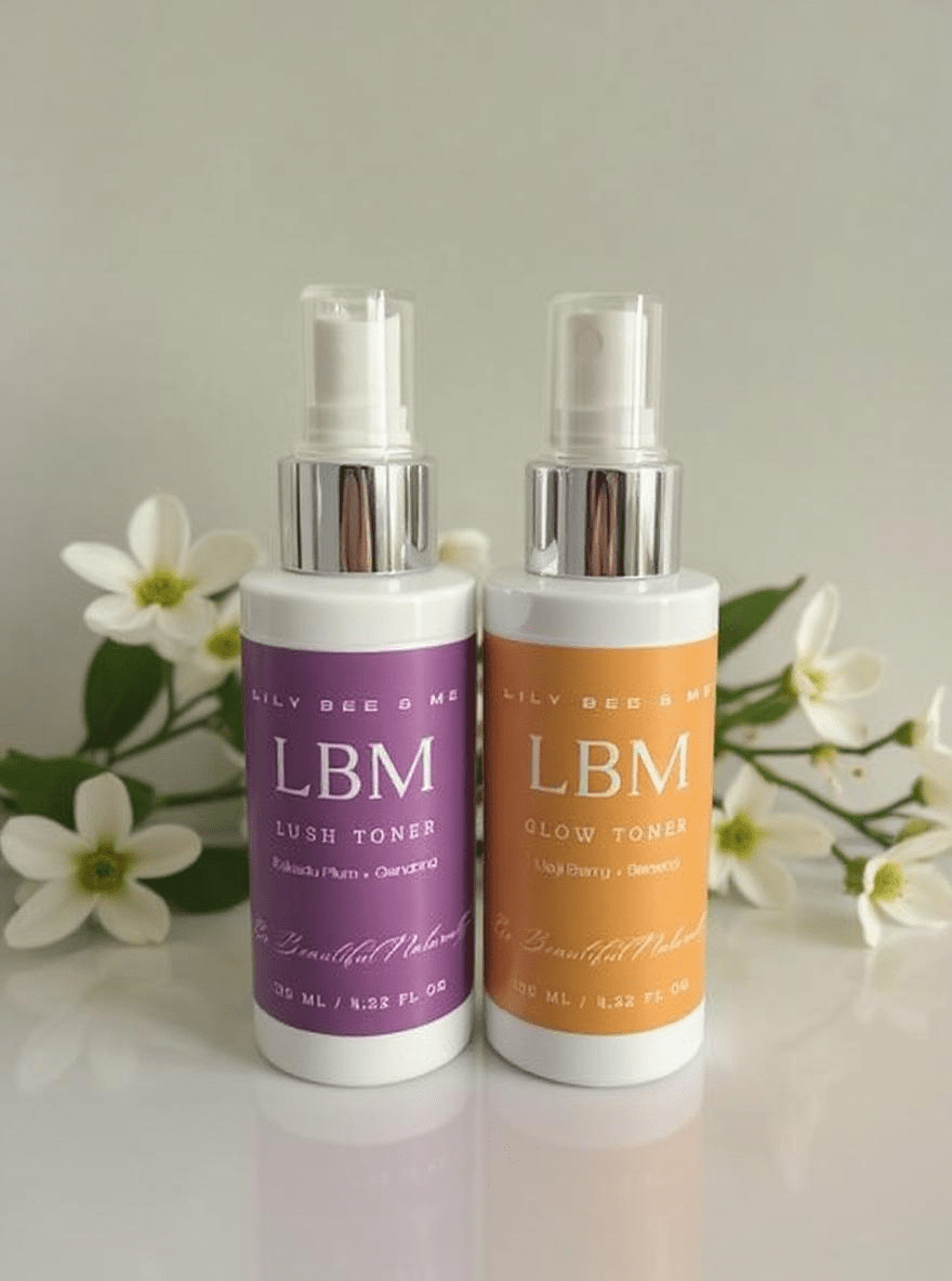 Hydrating & Brightening Natural Toner Collection - Lily Bee And Me