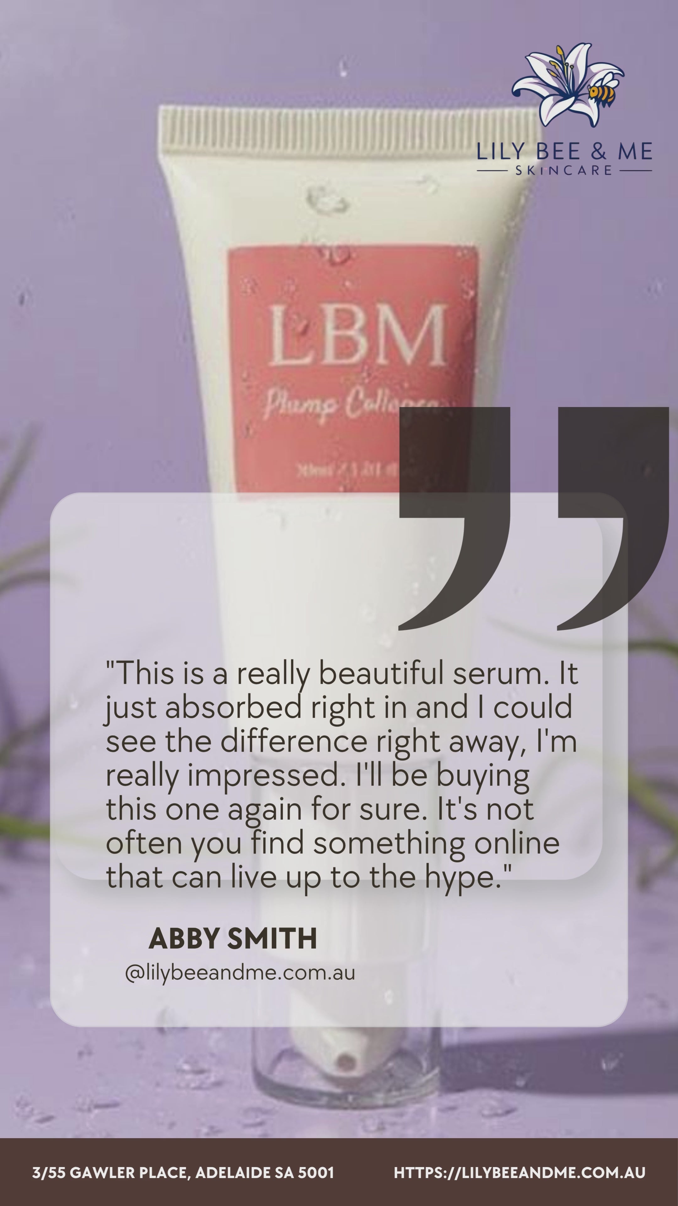 Load video: Lightweight hyaluronic acid serum with seaweed collagen - A 5 star customer review