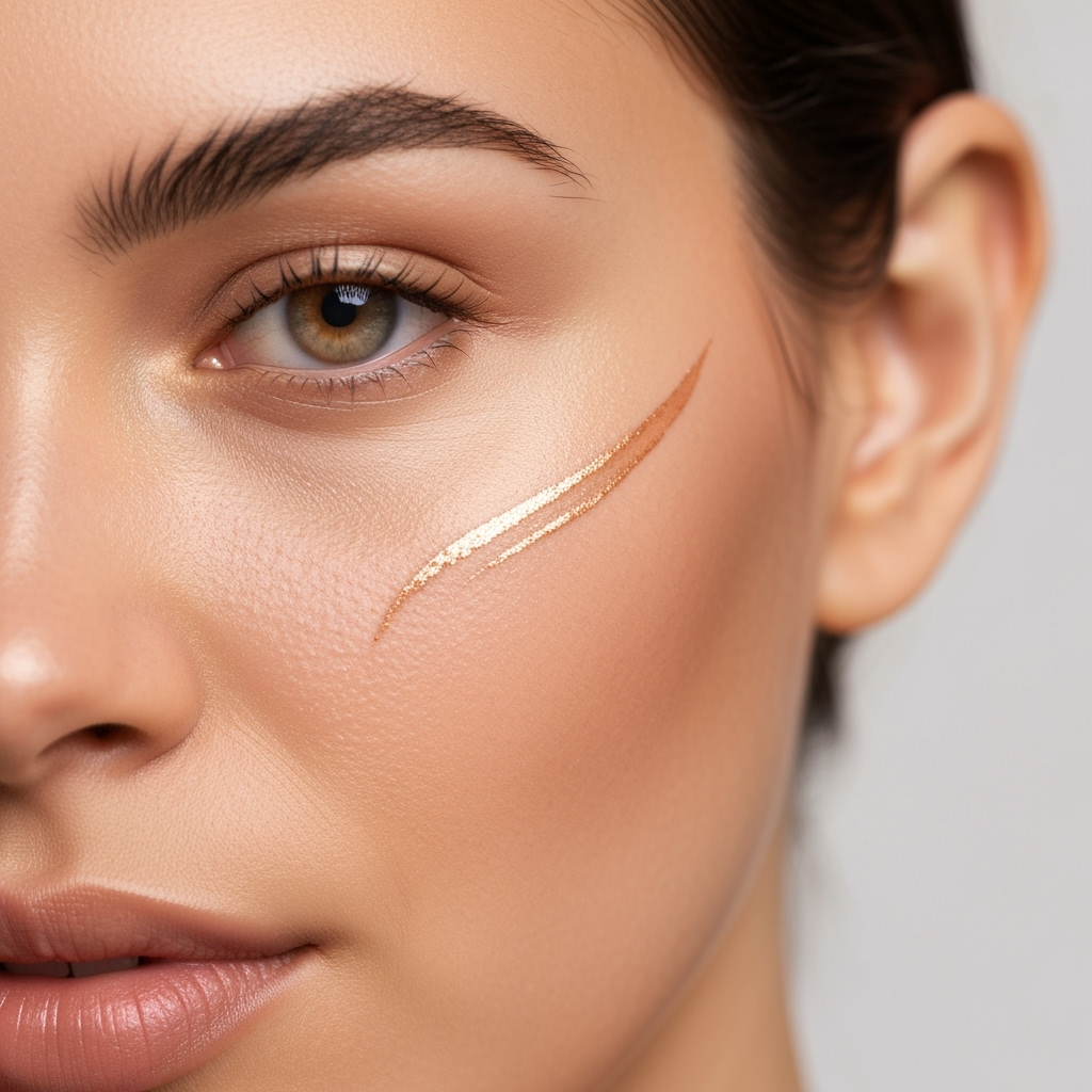 Natural glow serum for face and body with organic carrot extract