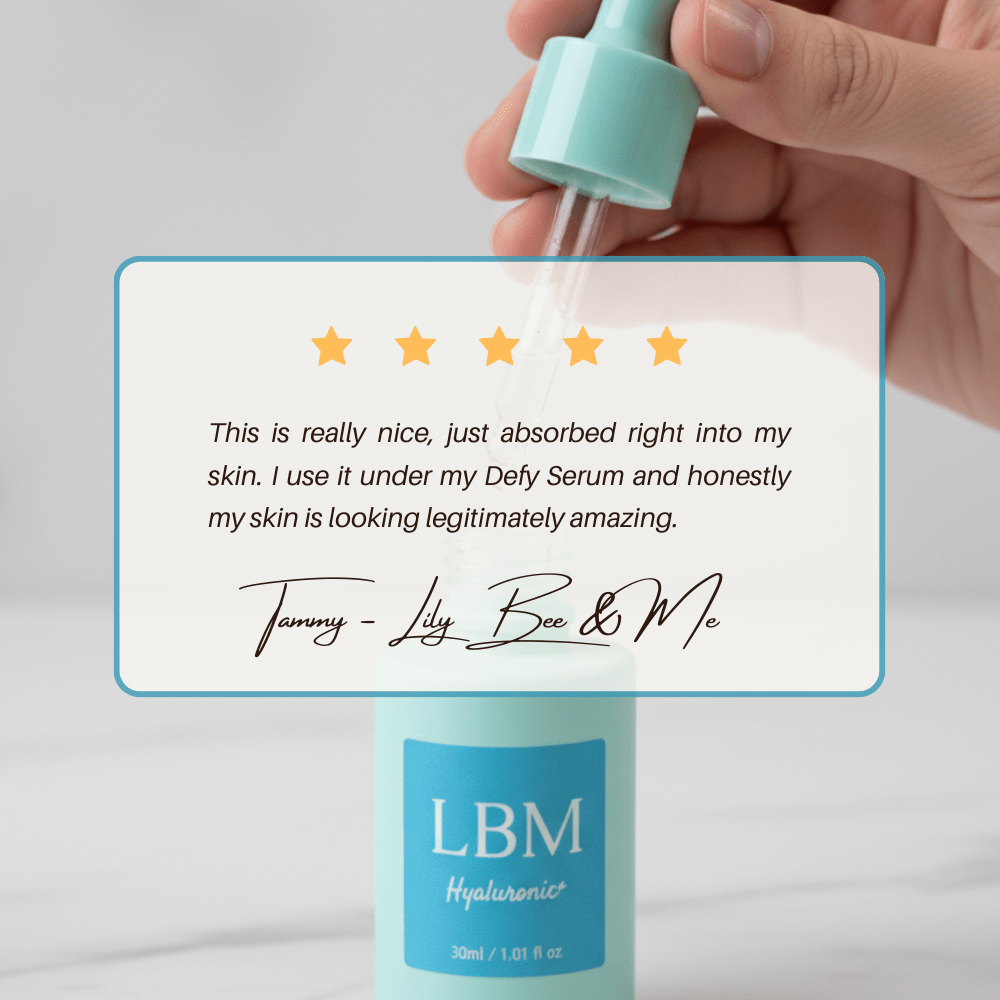 Pure Hyaluronic Acid Hydration Serum - LBM Hyaluronic+ 30ml - Natural Skincare Moisture Serum