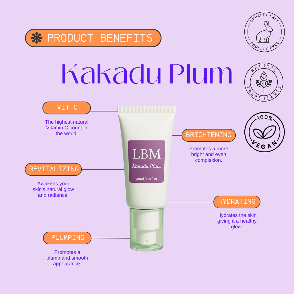 LBM Kakadu Plum - Vitamin C Powerhouse Serum 30ml - Lily Bee And Me