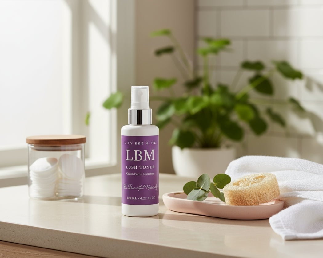 LBM Lush Face + Organic Vit C Brightening Mist 125ml - Natural Skincare Toner Spray