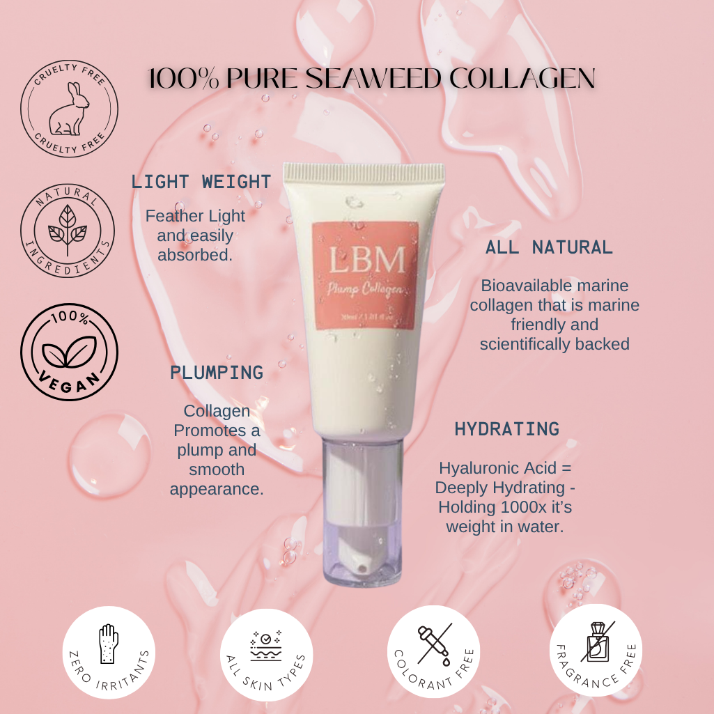 Natural marine collagen serum for sensitive skin Australia