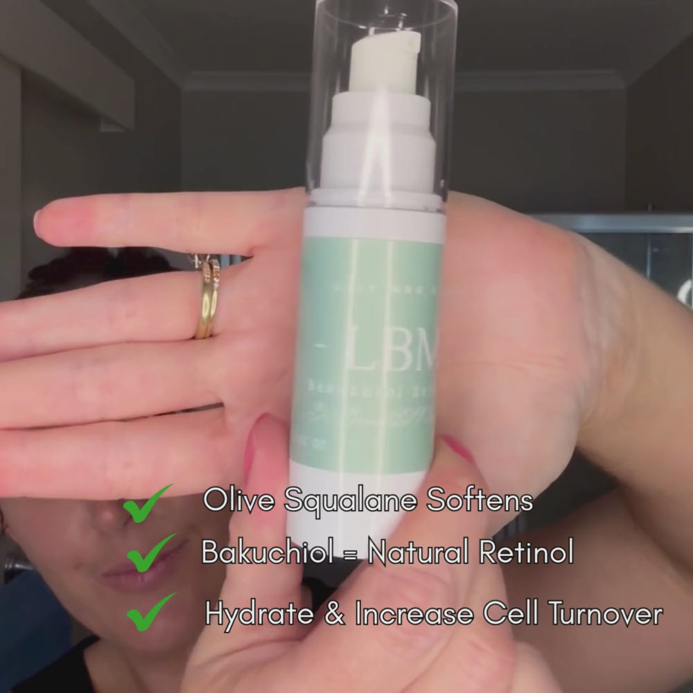 Load video: Bakuchiol Retinol Face Serum